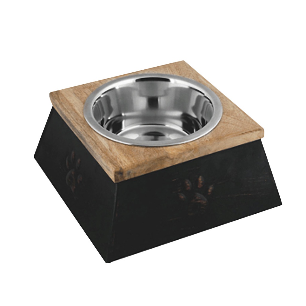 DMB - ADVANCE SQ COPPER FINISH / WOOD TOP  W/ SS BOWL 1QT