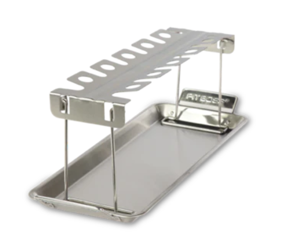 DV - PIT BOSS STAINLESS STEEL WING RACK