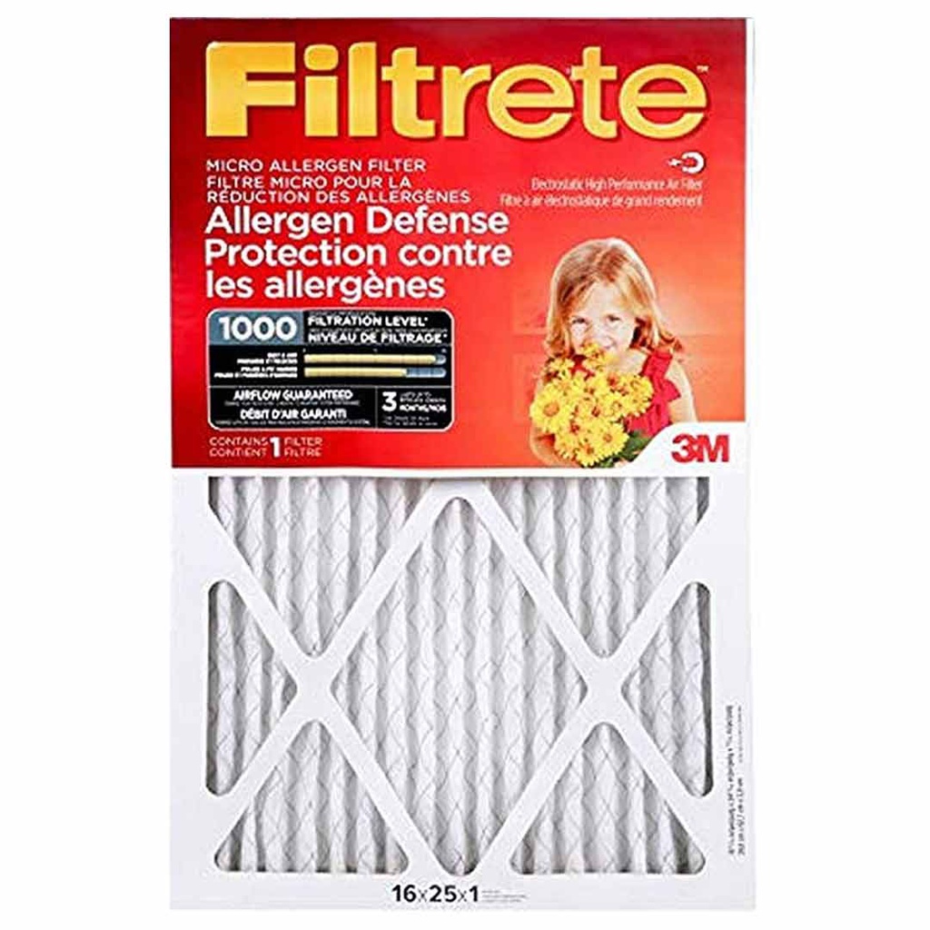FILTRETE FILTER AC MICRO 16X25X1&quot;