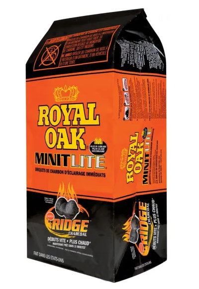 ROYAL OAK INSTANT LIGHTING CHARCOAL BRIQUETTES 2.81KG (6.2LB)