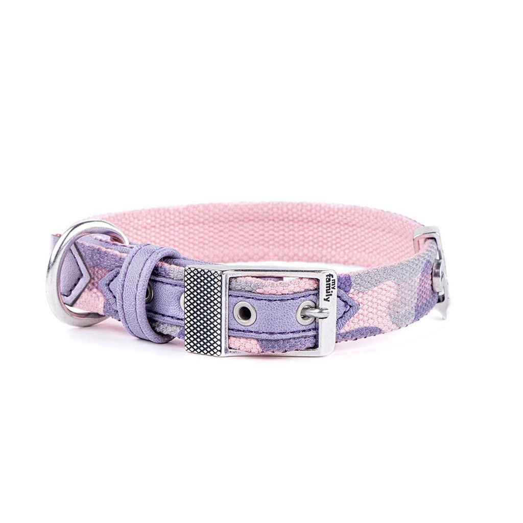 MY FAMILY WEST POINT COLLAR MILITARY PINK 2XL 49-59CM