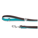 DMB - MY FAMILY HERMITAGE LEASH LEATHER BRN &amp; TURQ L