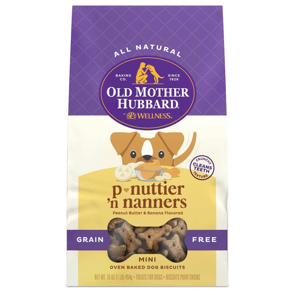 OMH P-NUTTIER N' NANNERS MINI 454G (16OZ)