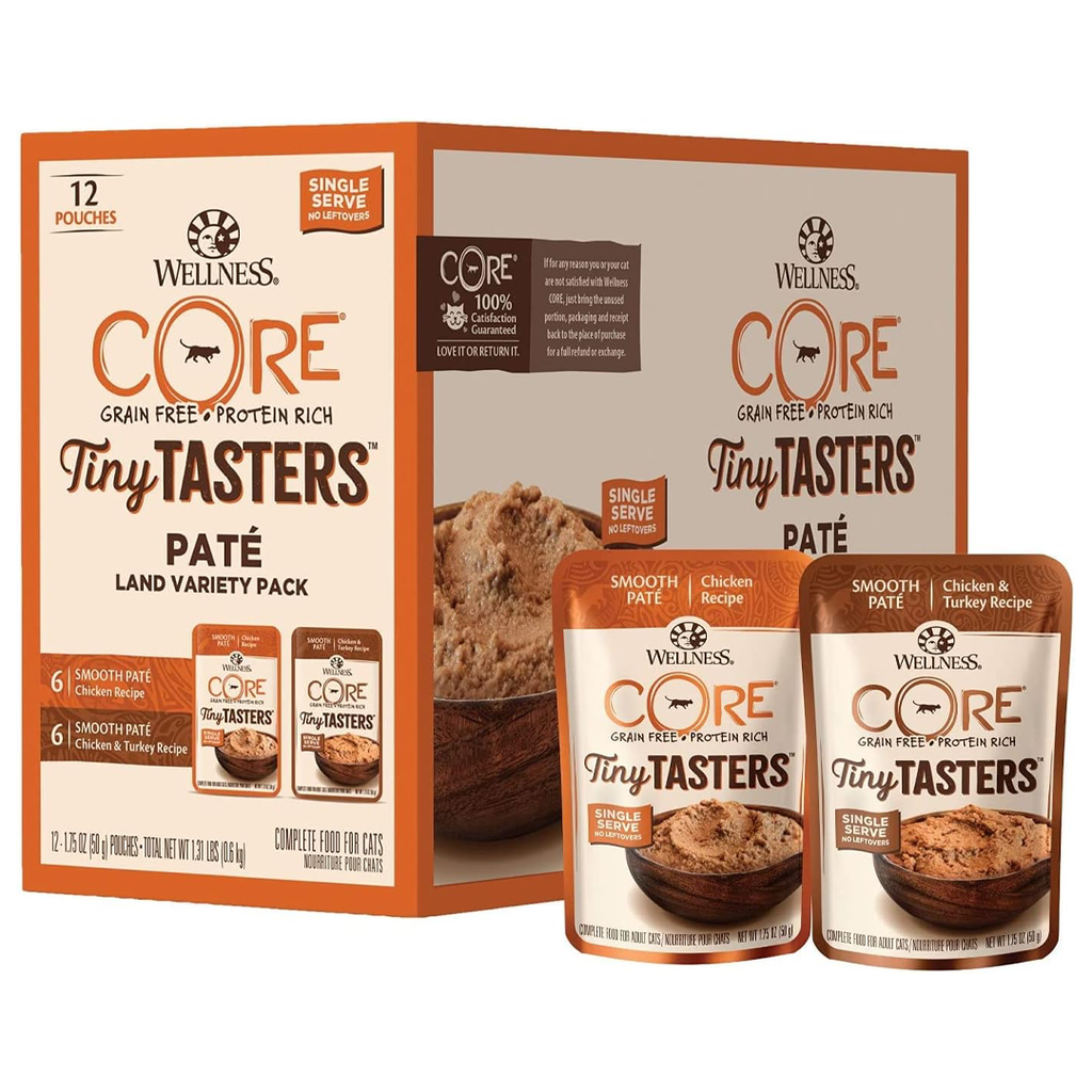 DMB - WELLNESS CORE TINY TASTERS CHICKEN &amp; TURKEY VARIETY PACK