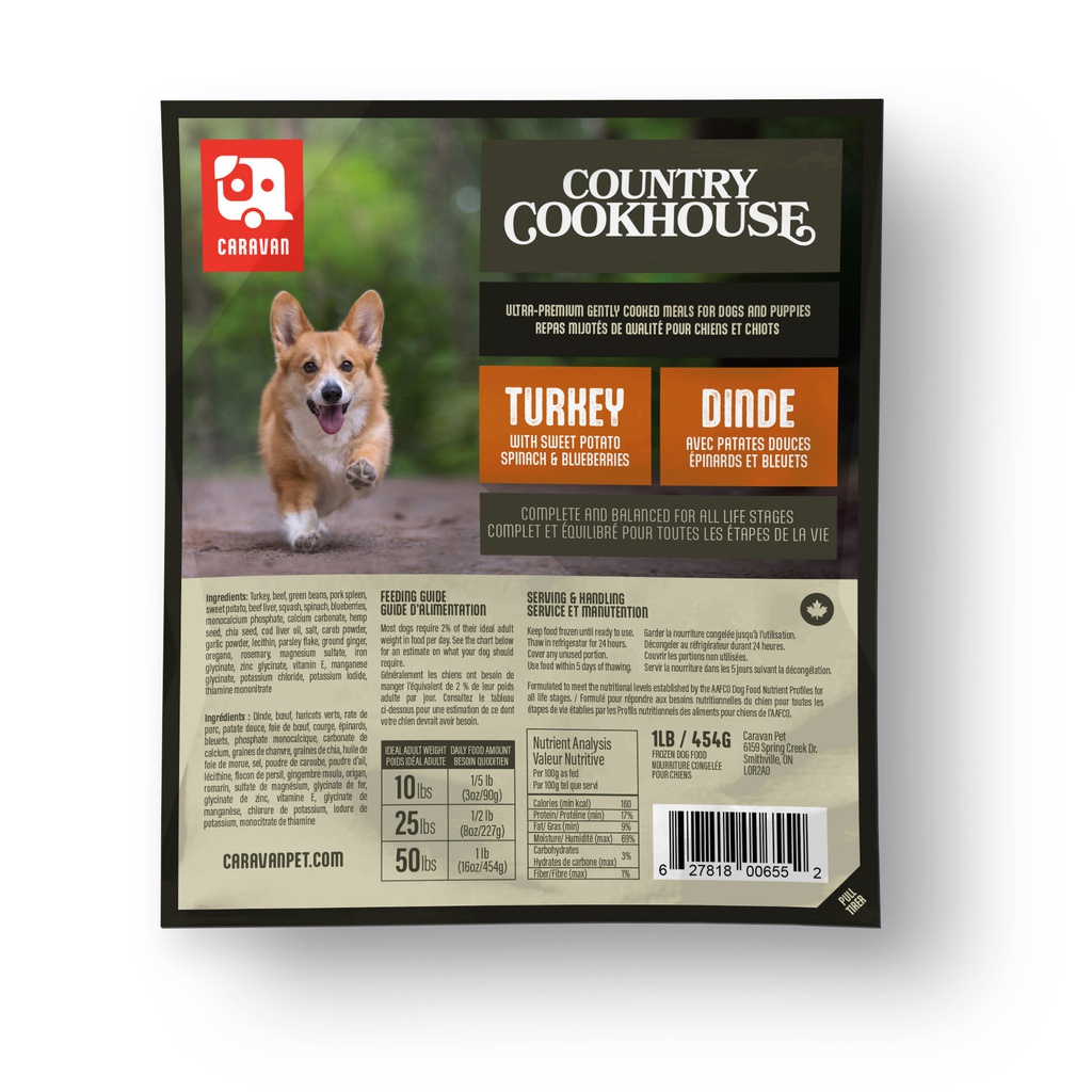 CARAVAN COUNTRY COOKHOUSE TURKEY 1LB