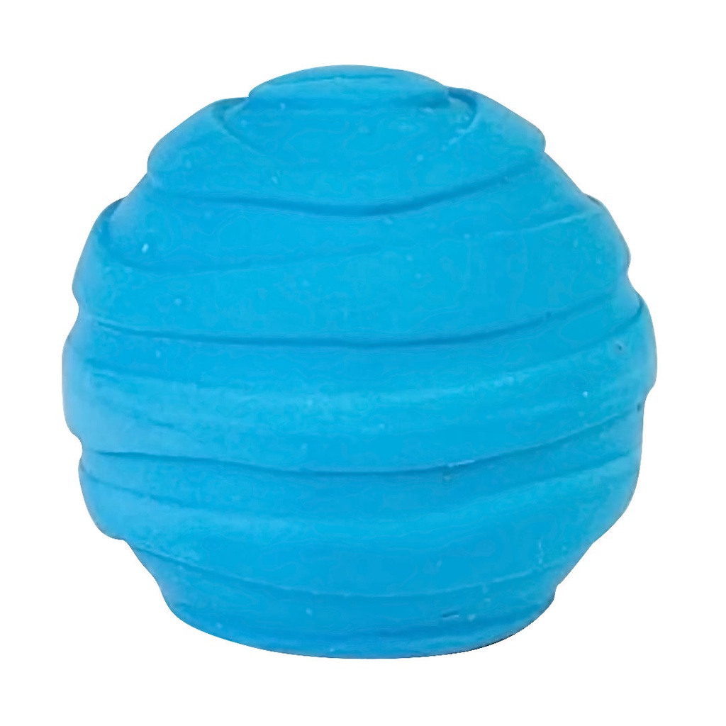 BUD'Z LATEX SQUEAKER BALL BLUE