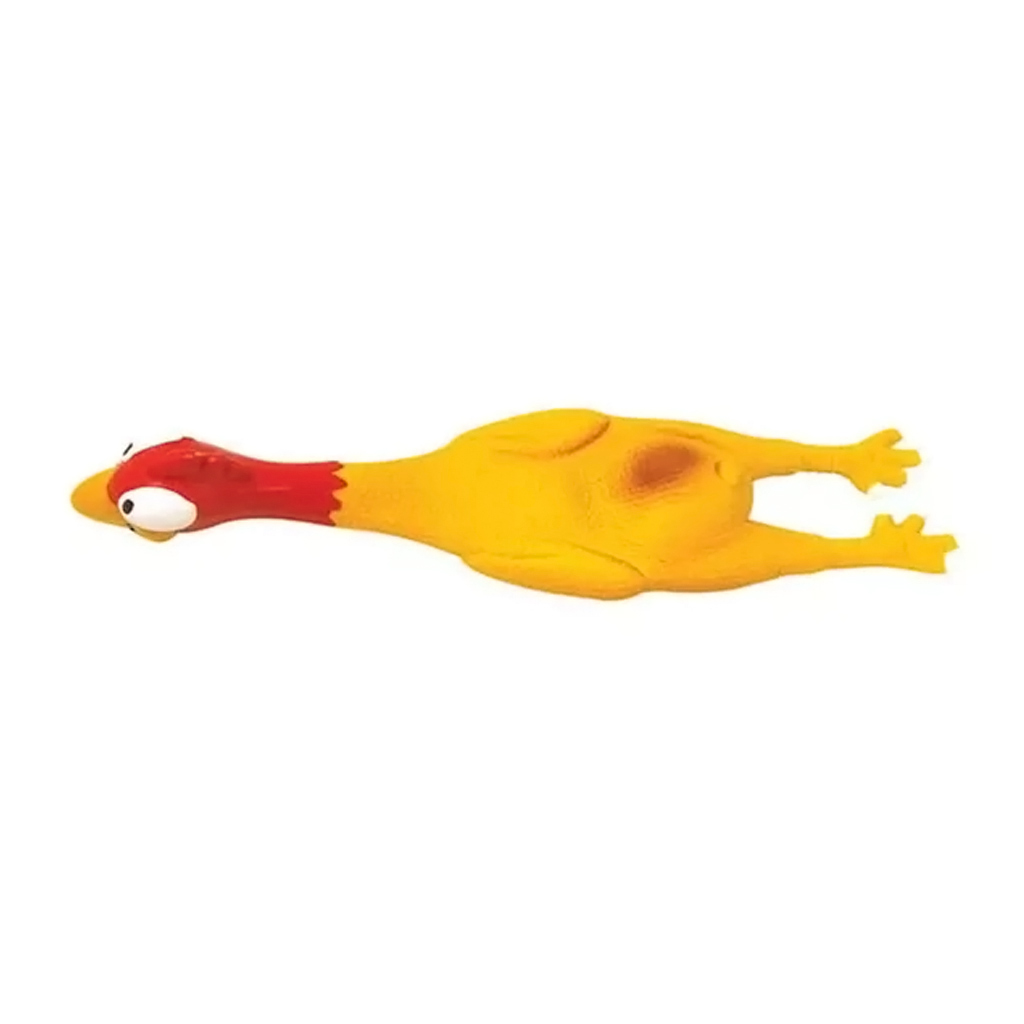 BUD'Z LATEX SQUEAKER DUCK YELLOW 16.9IN