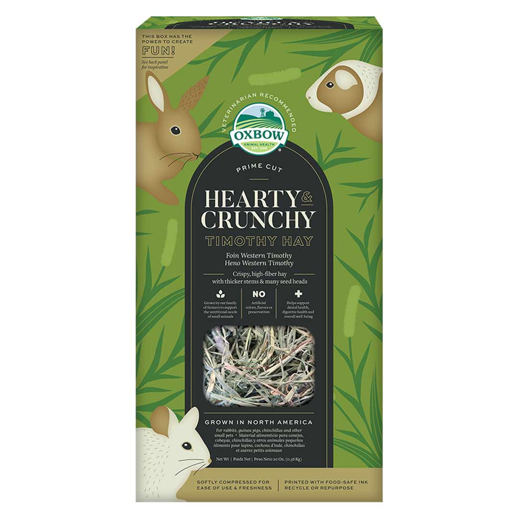 OXBOW PRIME CUT HEARTY & CRUNCHY TIMOTHY HAY 1.13KG (40OZ)