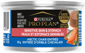 PRO PLAN CAT SENSITIVE SKIN & STOMACH GRAIN-FREE ARCTIC CHAR 85G