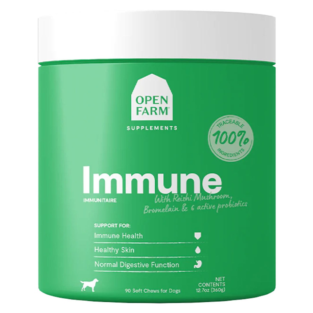 OPEN FARM IMMUNE SUPPLEMENT CHEWS (90 PC)
