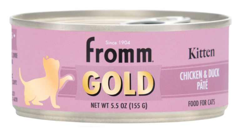 FROMM CAT GOLD KITTEN CHICKEN & DUCK PATE 5.5OZ