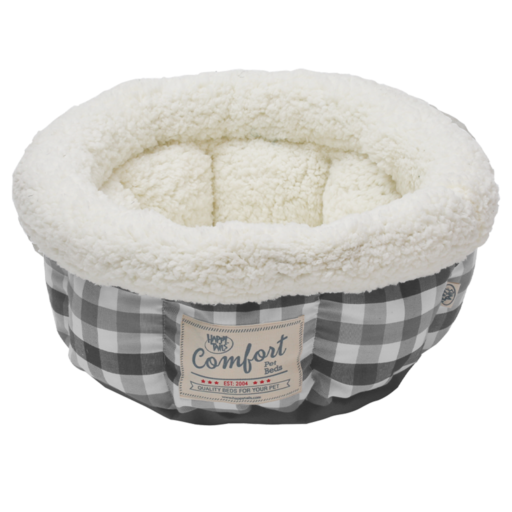 HAPPY TAILS CAT BED ASSORTED COLOURS