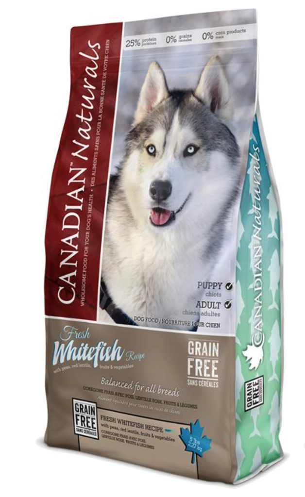 CANADIAN NATURALS DOG VALUE SERIES GF FRESH WHITEFISH 25LB