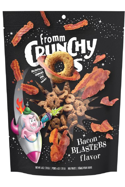 FROMM DOG CRUNCHY O'S BACON BLASTERS 6OZ