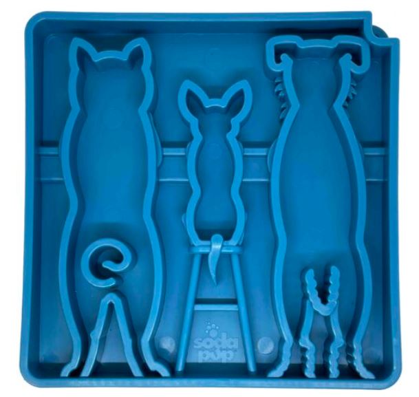 SODAPUP ETRAY WAITING DOGS BLUE