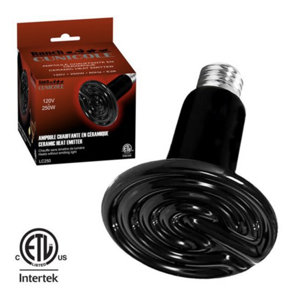 CERAMIC HEAT EMITTER 250W
