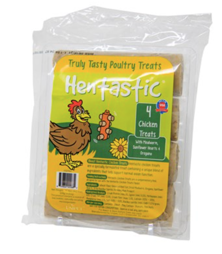 DV - HENTASTIC CHICKEN TREAT SUNFLOWER HEARTS &amp; OREGANO MINI (4PK)