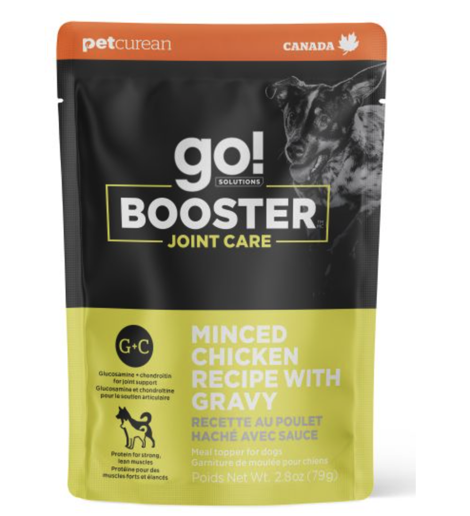 GO DOG BOOSTER JOINT CARE MINCED CHICKEN WITH GRAVY