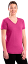 BERNE WOMENS PERFORMANCE V-NECK SHORT SLEEVE TEE LIGHT MAGENTA (2XL)