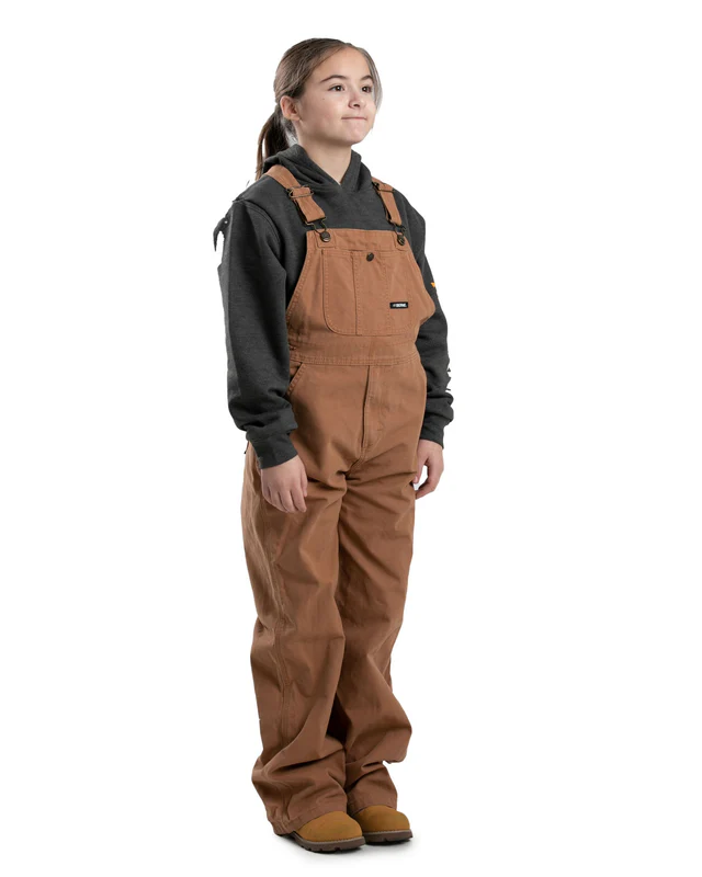 BERNE YOUTH UNLINED OVERALL BROWN DUCK (12)