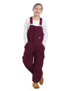 BERNE YOUTH SOFTSTONE INSULATED BIB OVERALL PLUM (XL)