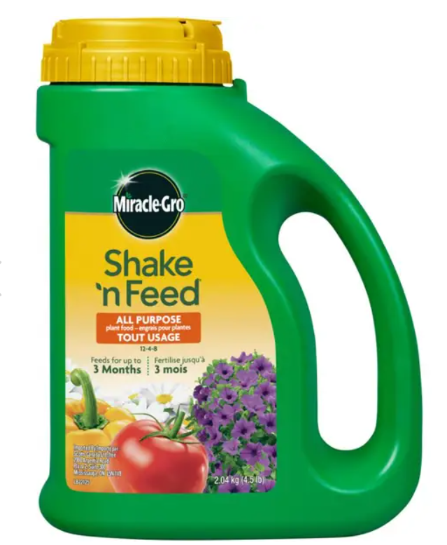 MIRACLE GRO SHAKE N FEED ALL PURPOSE 12-4-8 2.04KG