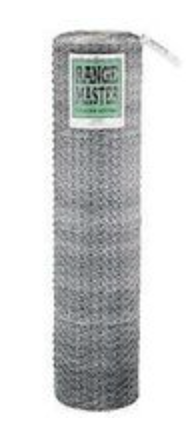 RANGEMASTER POULTRY NETTING 20GA 50'LX36"W, 1" HEX MESH GALV.