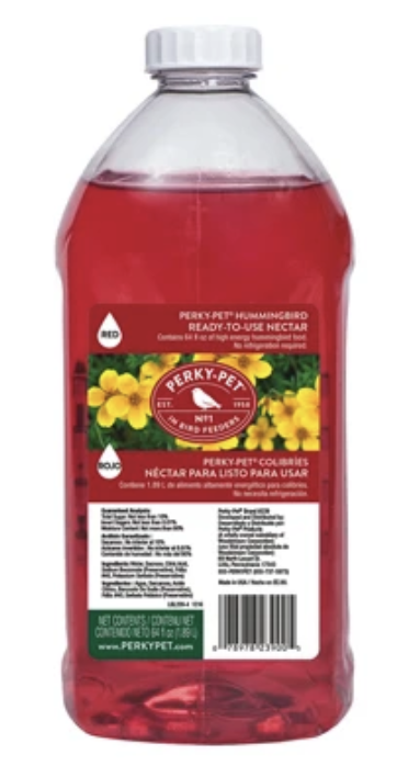 MORE BIRDS HUMMINGBIRD NECTAR RTU RED 64OZ
