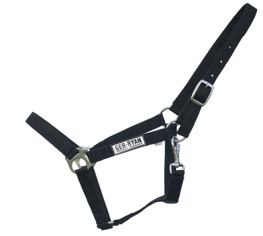 GER-RYAN NYLON HALTER COB BLACK