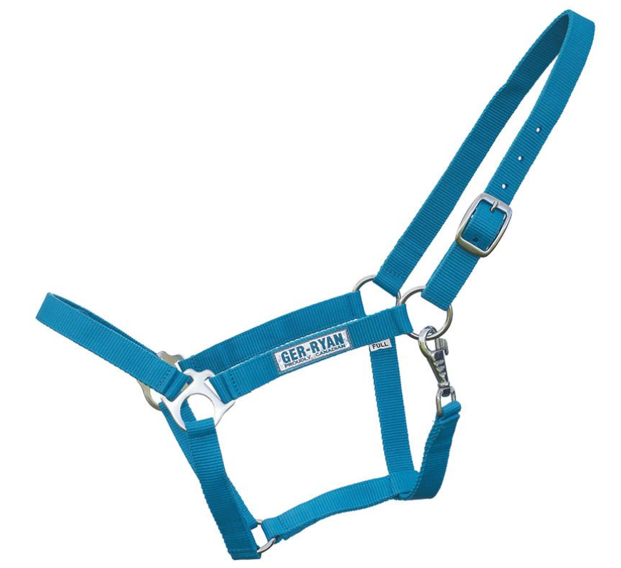 GER-RYAN NYLON HALTER COB TURQUOISE