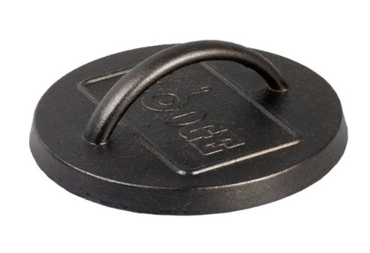 LODGE CAST IRON BURGER PRESS 6.25" BLACK
