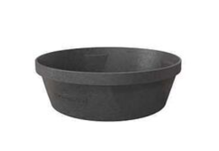 RED BARN FEEDER PAN RUBBER BLK 8QT