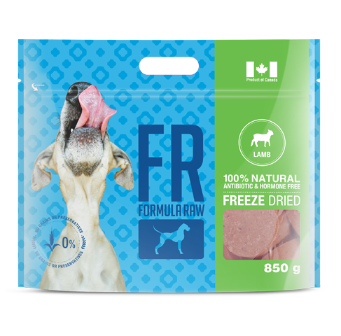 FORMULA RAW DOG FREEZE DRIED LAMB 850G