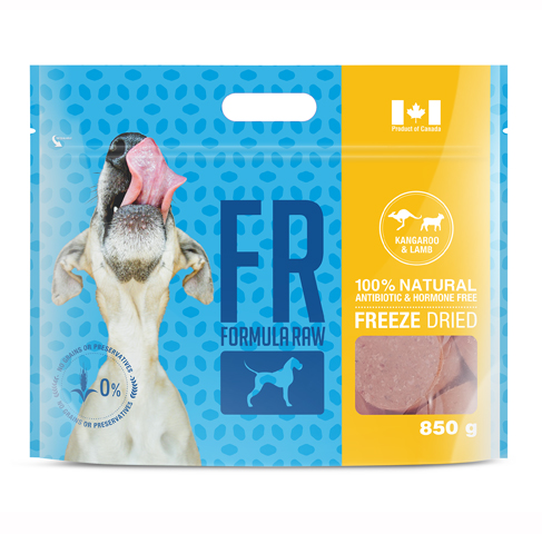 FORMULA RAW DOG FREEZE DRIED KANGAROO & LAMB 850G