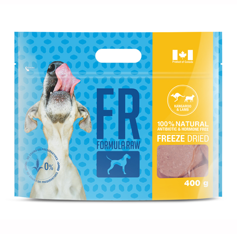 FORMULA RAW DOG FREEZE DRIED KANGAROO & LAMB 400G