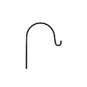 PACIFIC RIM SINGLE SHEPHERD HOOK 64&quot; BLACK