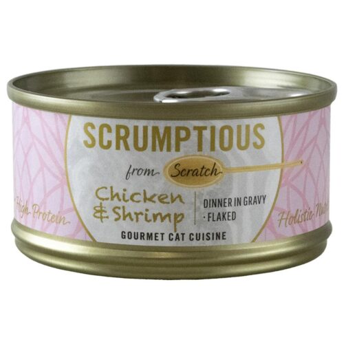 SCRUMPTIOUS FROM SCRATCH CAT CHICKEN &amp; SHRIMP 79G