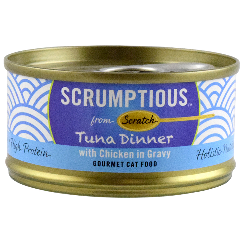 SCRUMPTIOUS CAT RED MEAT TUNA & CHICKEN 79G