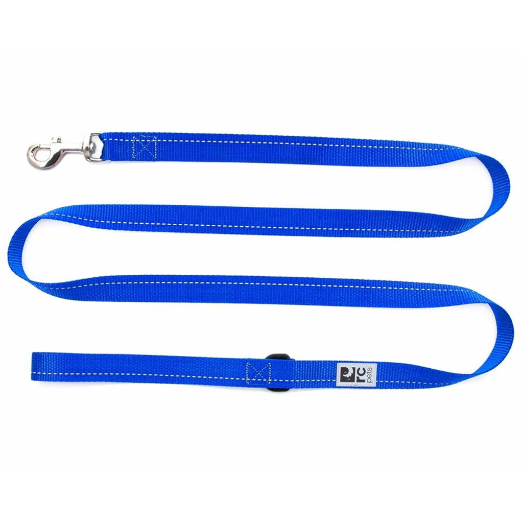 RC PETS PETITE LEASH PRIMARY 1/2&quot;X6' SAPPHIRE BLUE