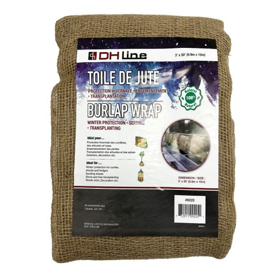 DH LINE JUTE / BURLAP WRAP 3' X 50'