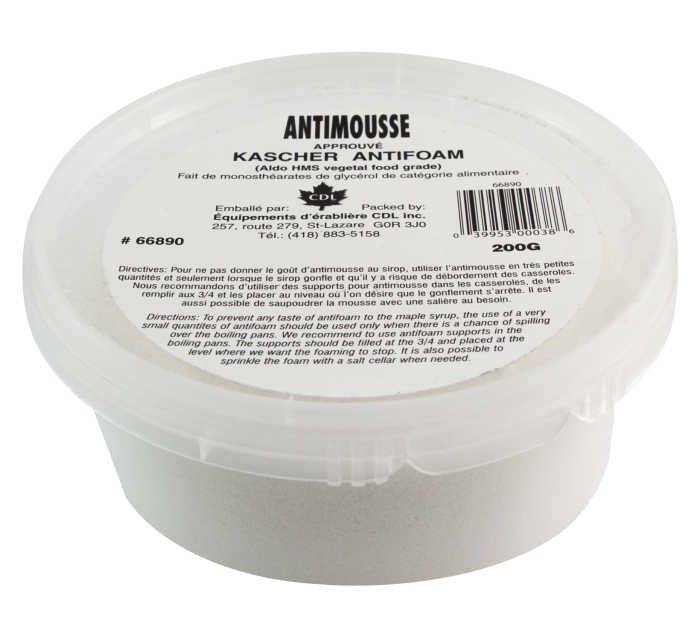 MAPLE SYRUP DEFOAMER 200G (KOSHER)