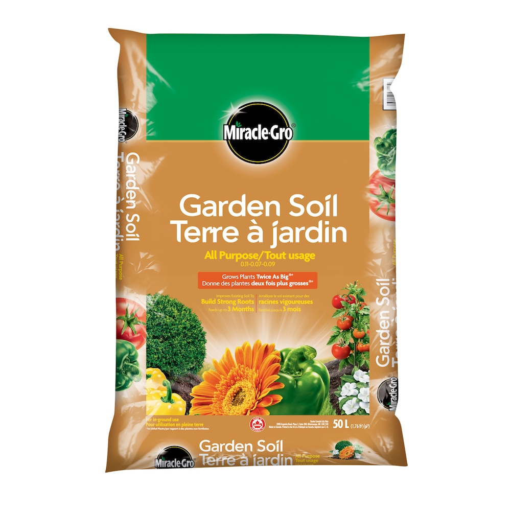 MIRACLE GRO GARDEN SOIL ALL PURPOSE 50L