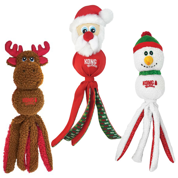 KONG DOG HOLIDAY WUBBA ASSRTD XMAS 2025