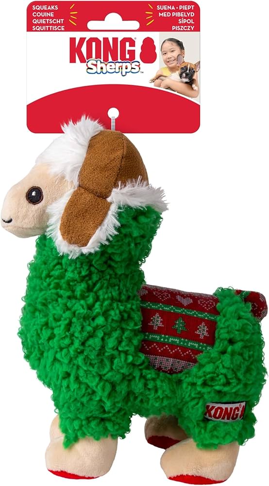 KONG DOG HOLIDAY SHERPS LLAMA MEDIUM XMAS 2025