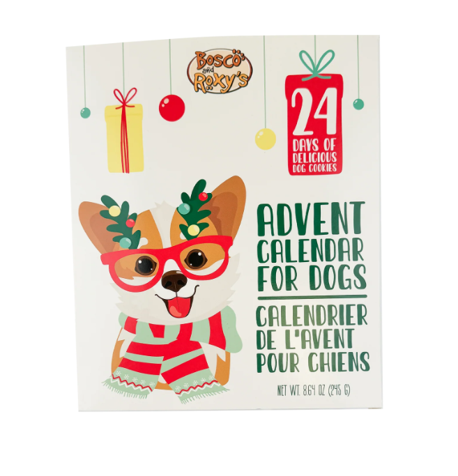 BOSCO &amp; ROXY'S ESSENTIAL DOG TREAT ADVENT CALENDAR XMAS 2025