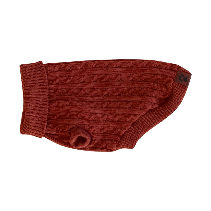 SHEDROW BRENTWOOD PLUS SWEATER FIRE WHIRL RED (XL)