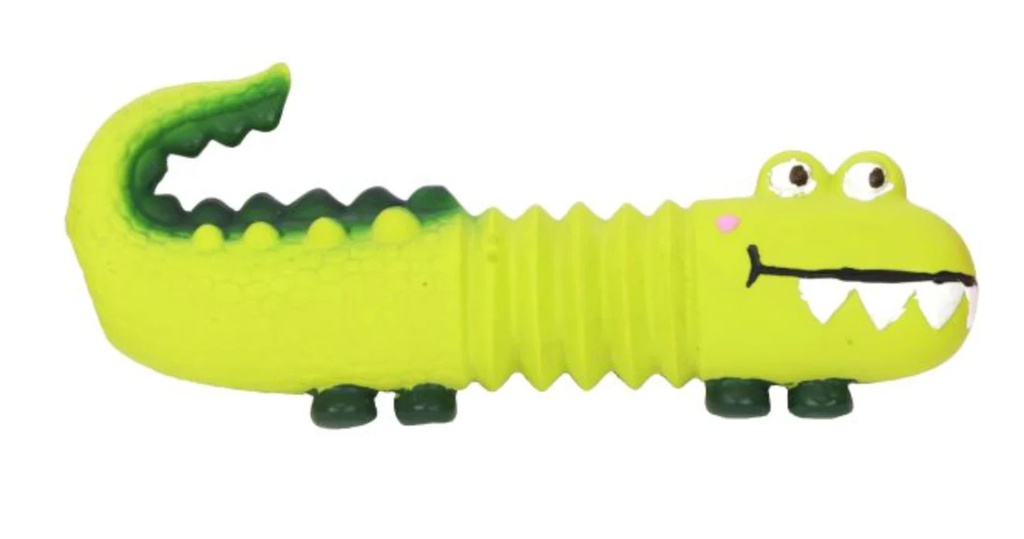 BUD'Z LATEX DOG TOY LIZARD GREEN 21CM (8&quot;)