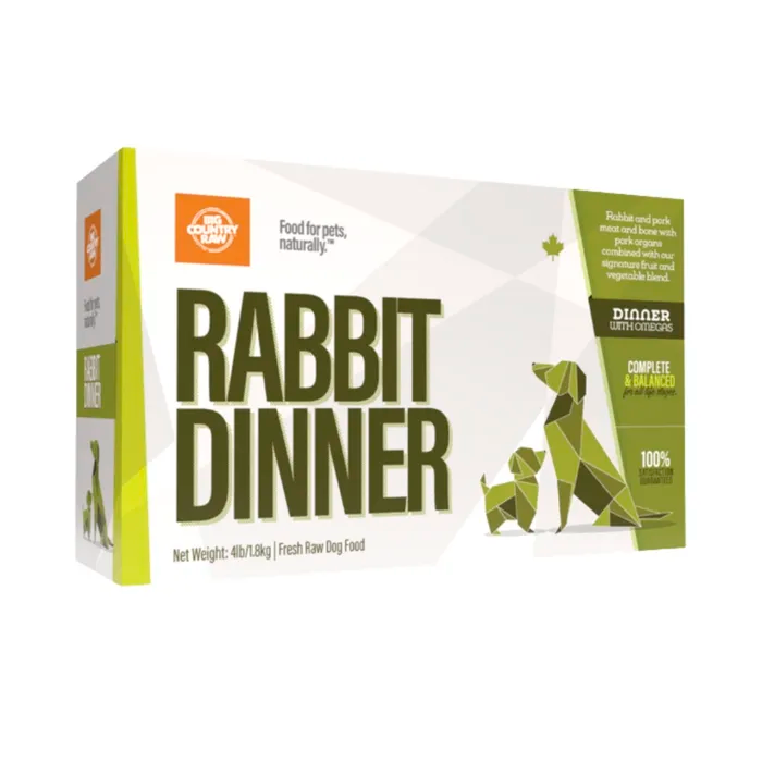BCR RABBIT DINNER CARTON 4LB