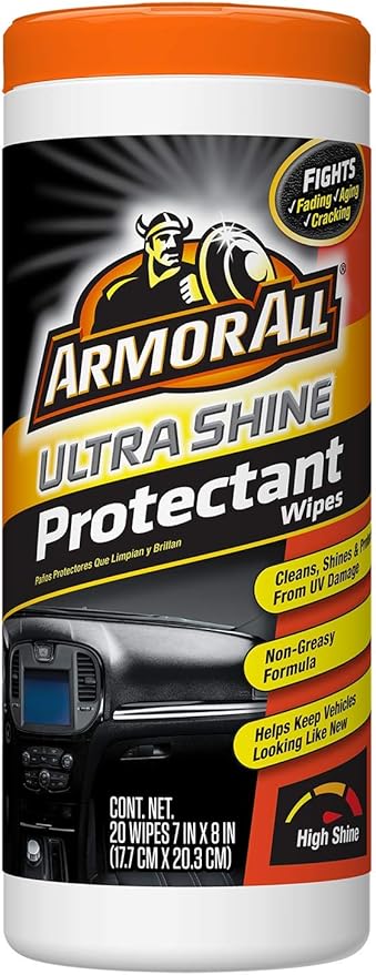 ARMOR ALL ULTRA SHINE PROTECTANT WIPES (20PK)
