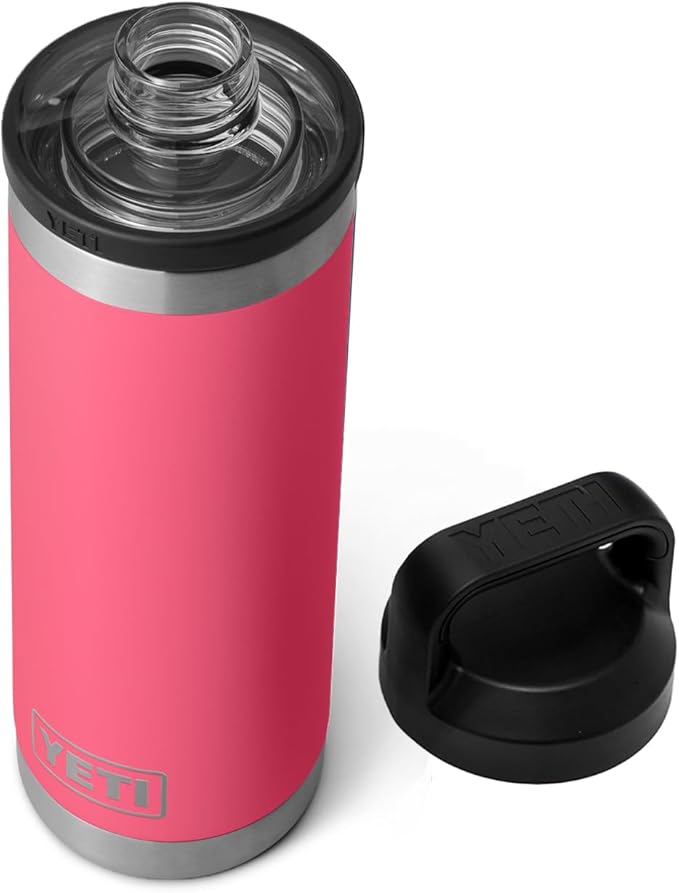 YETI RAMBLER BOTTLE W/CHUG 532ML TROPICAL PINK